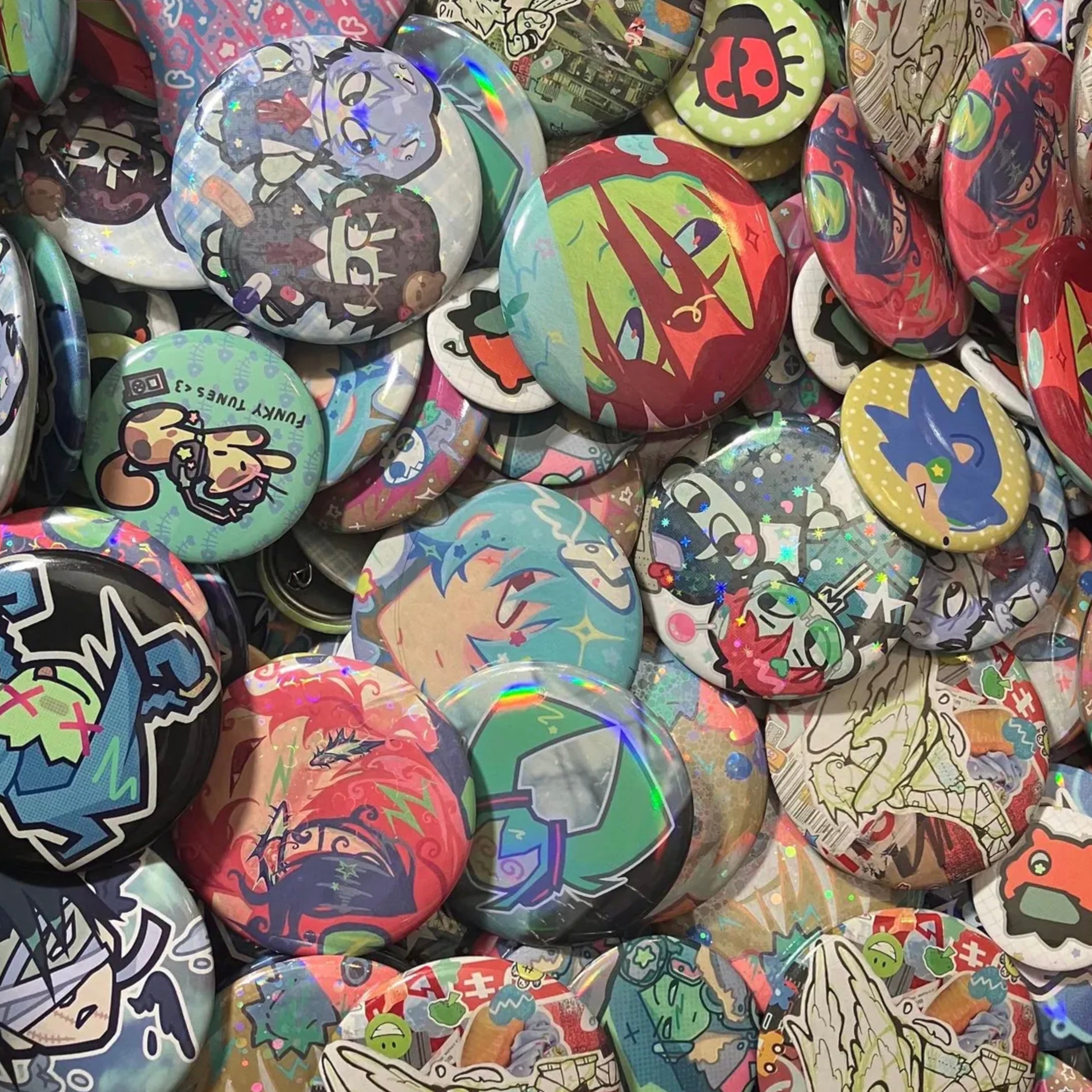 Pin badges