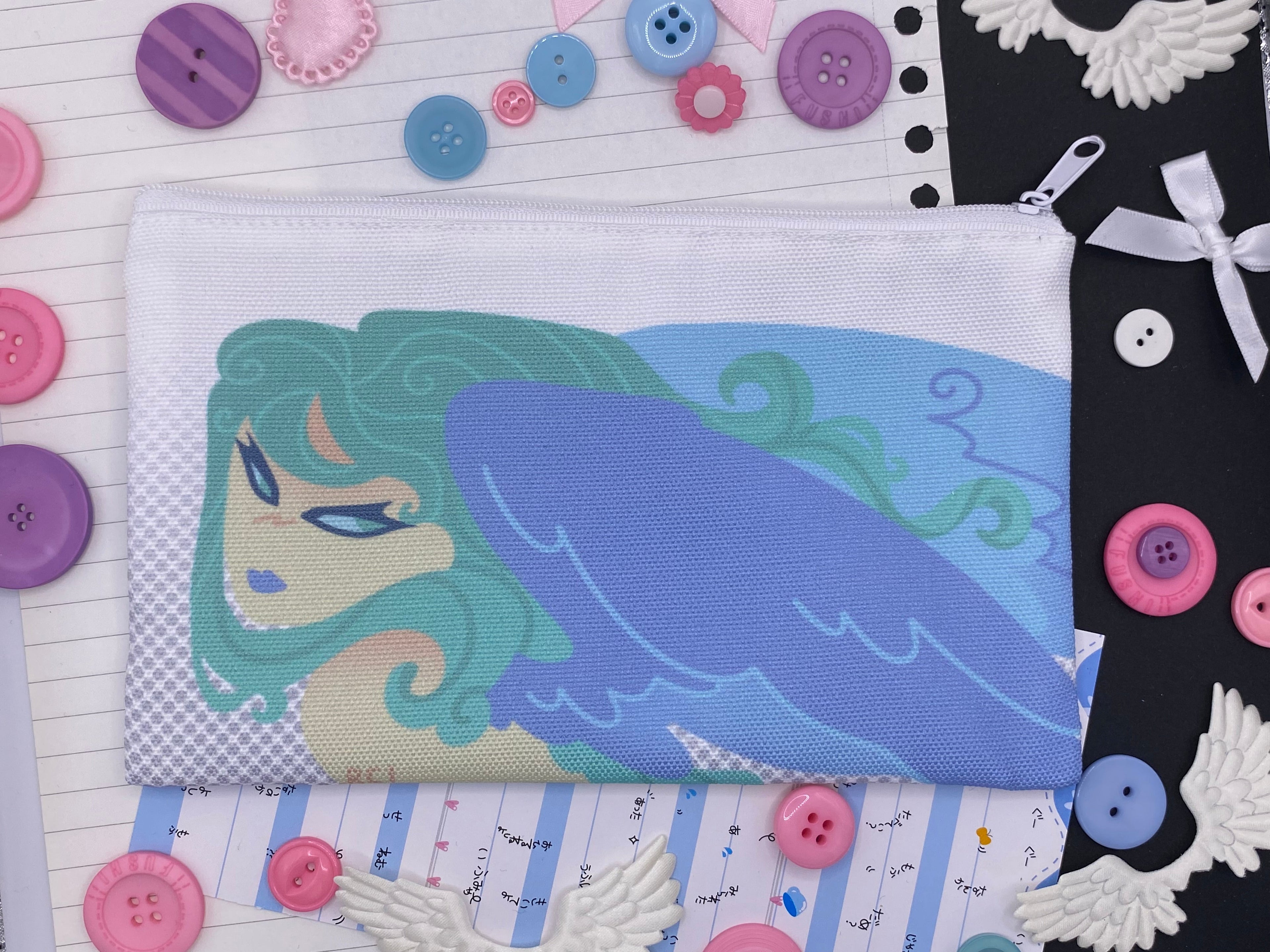 Angel core zipper pouch