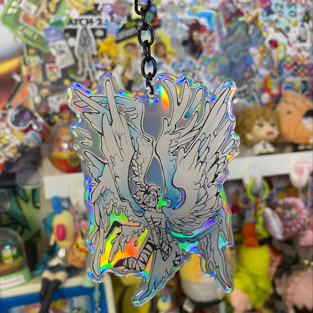 Winged Pilot keychain