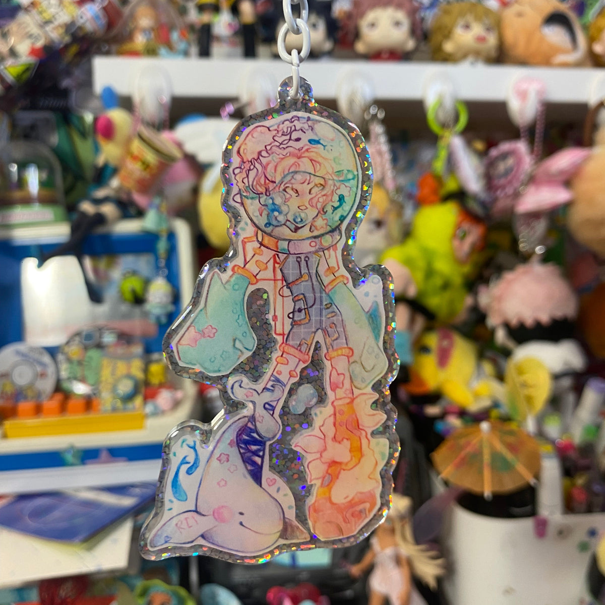 Sea Astronaut keychain