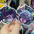 Rockstar headshot sticker set