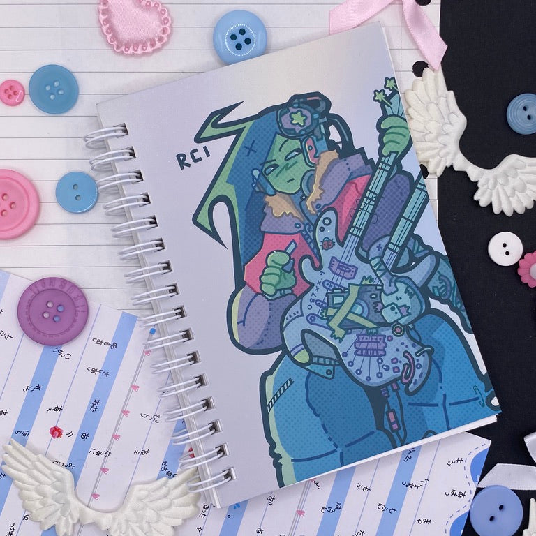 Alien girl mini sticker book