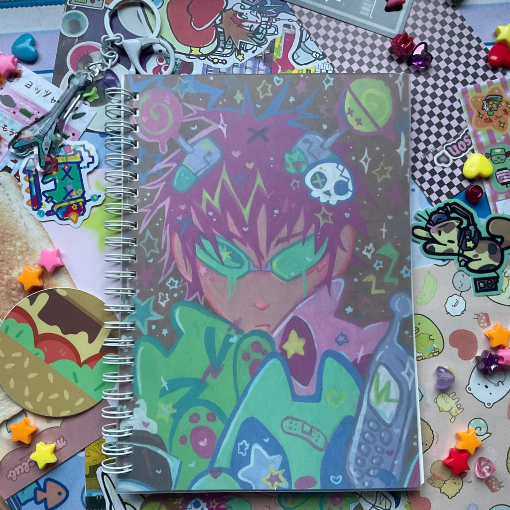 Alien buddy blank page sticker book