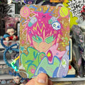 Alien buddies craft paper sticker