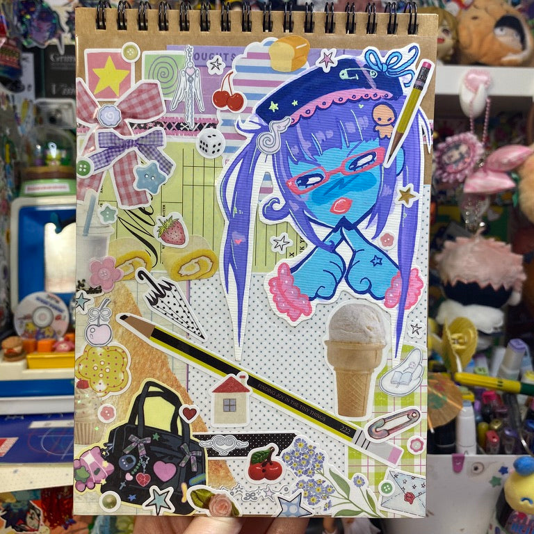 bows and stitches sketchbook