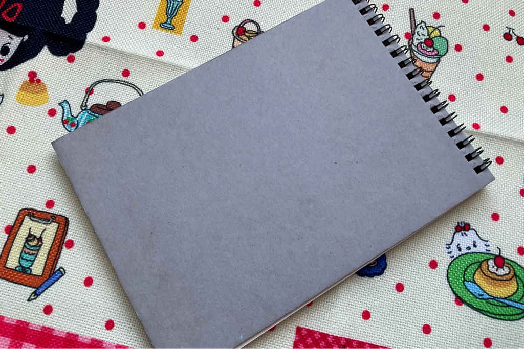 back of scetchbook