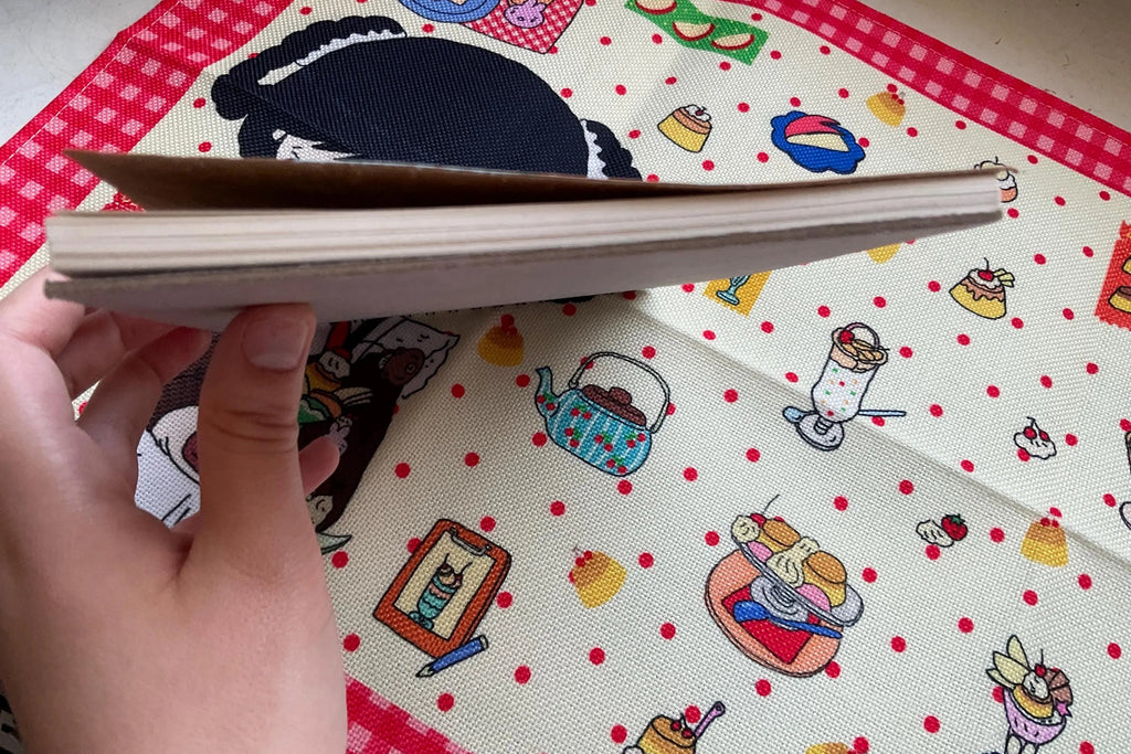 side of sketchbook
