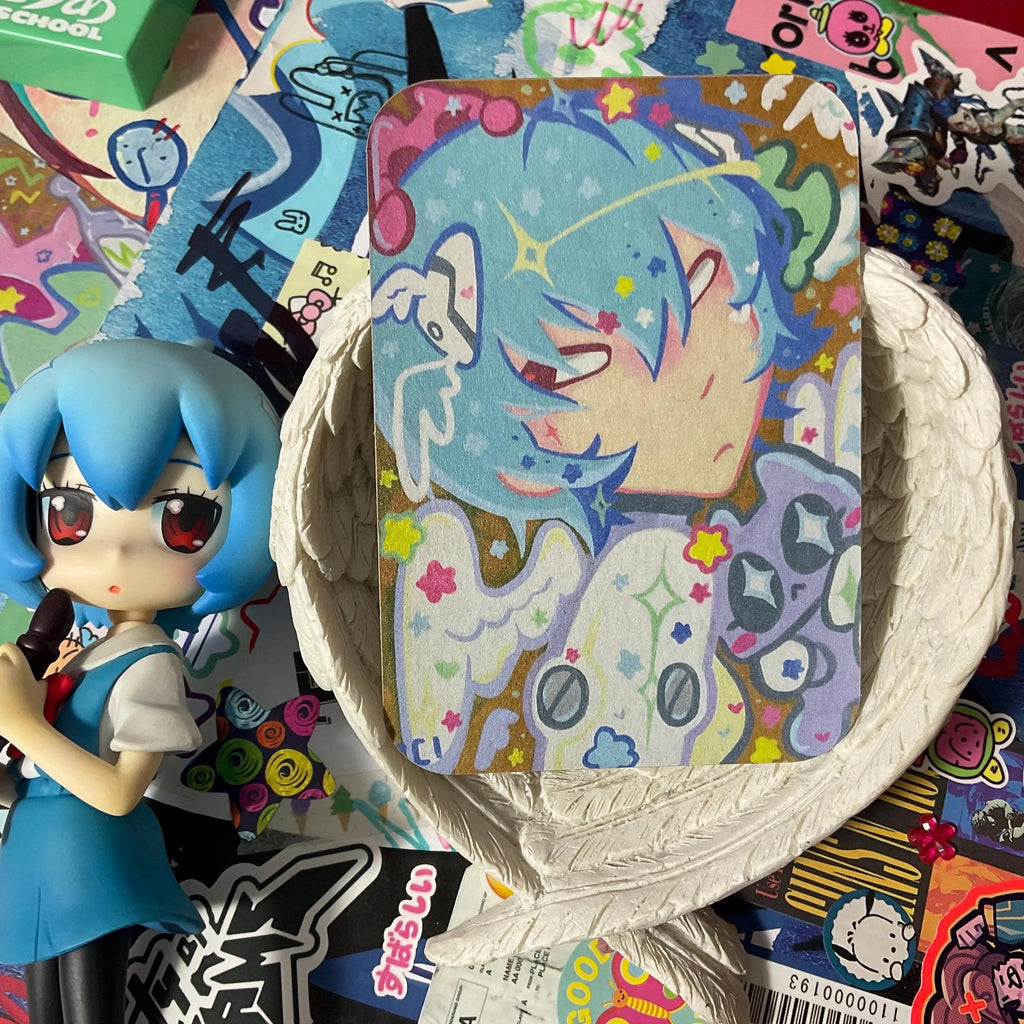 Cyber Angel craft paper sticker