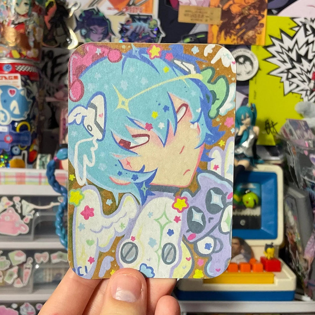 Cyber Angel craft paper sticker