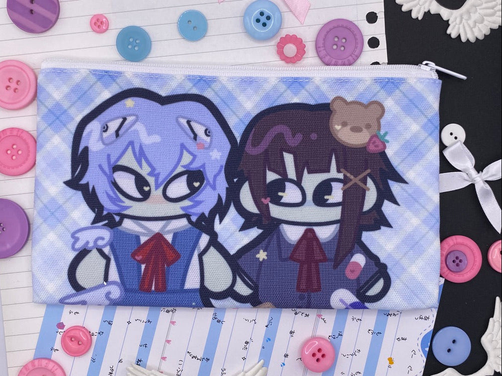 cyber besties zip pouch