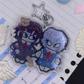 Cyber besties keychain