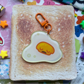 egg dog keychain
