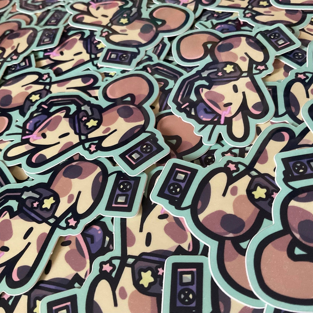 Headphone Cat sticker