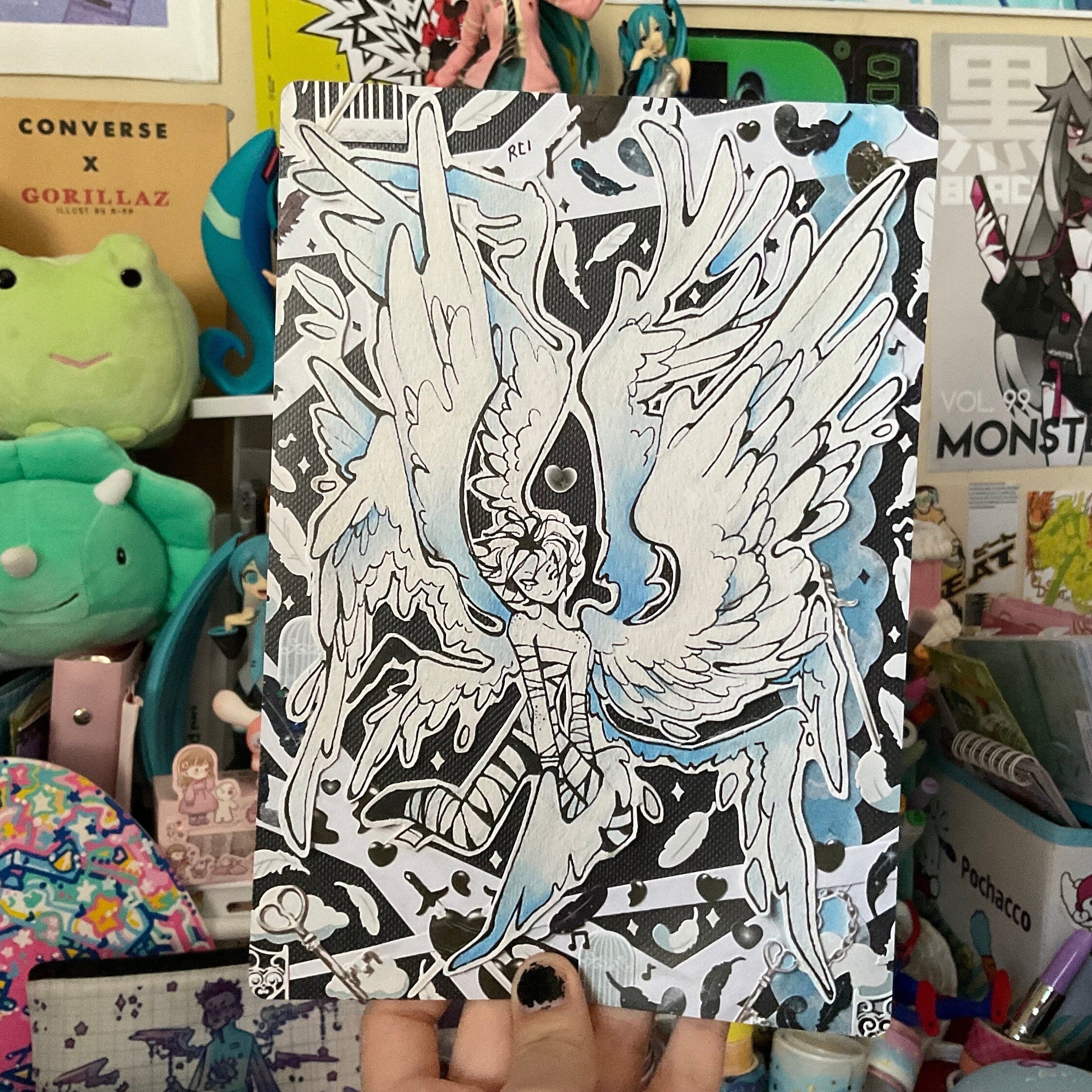 winged pilot print