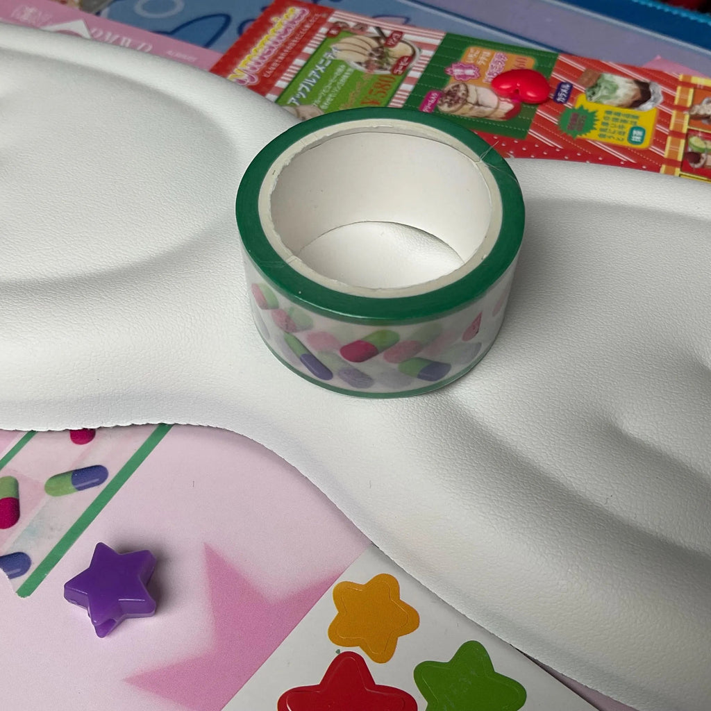 roll of pill washi tape