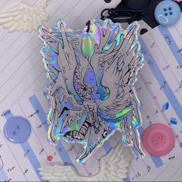 winged pilot keychain